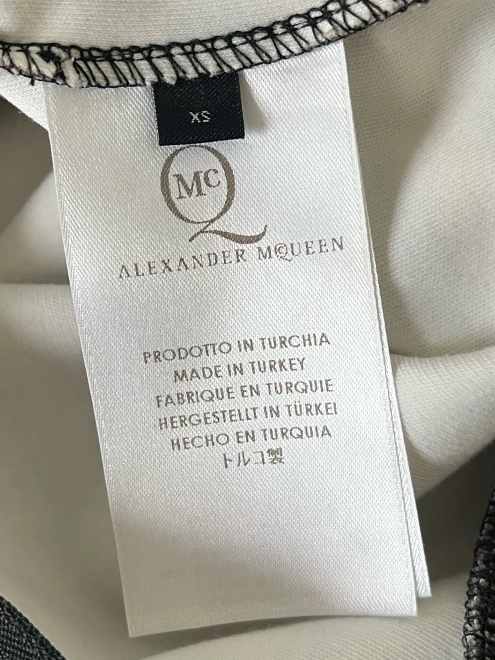 McQ ALEXANDER MCQUEEN | Animal Multi Tiger Print Cotton Pencil Skirt | Size XS
